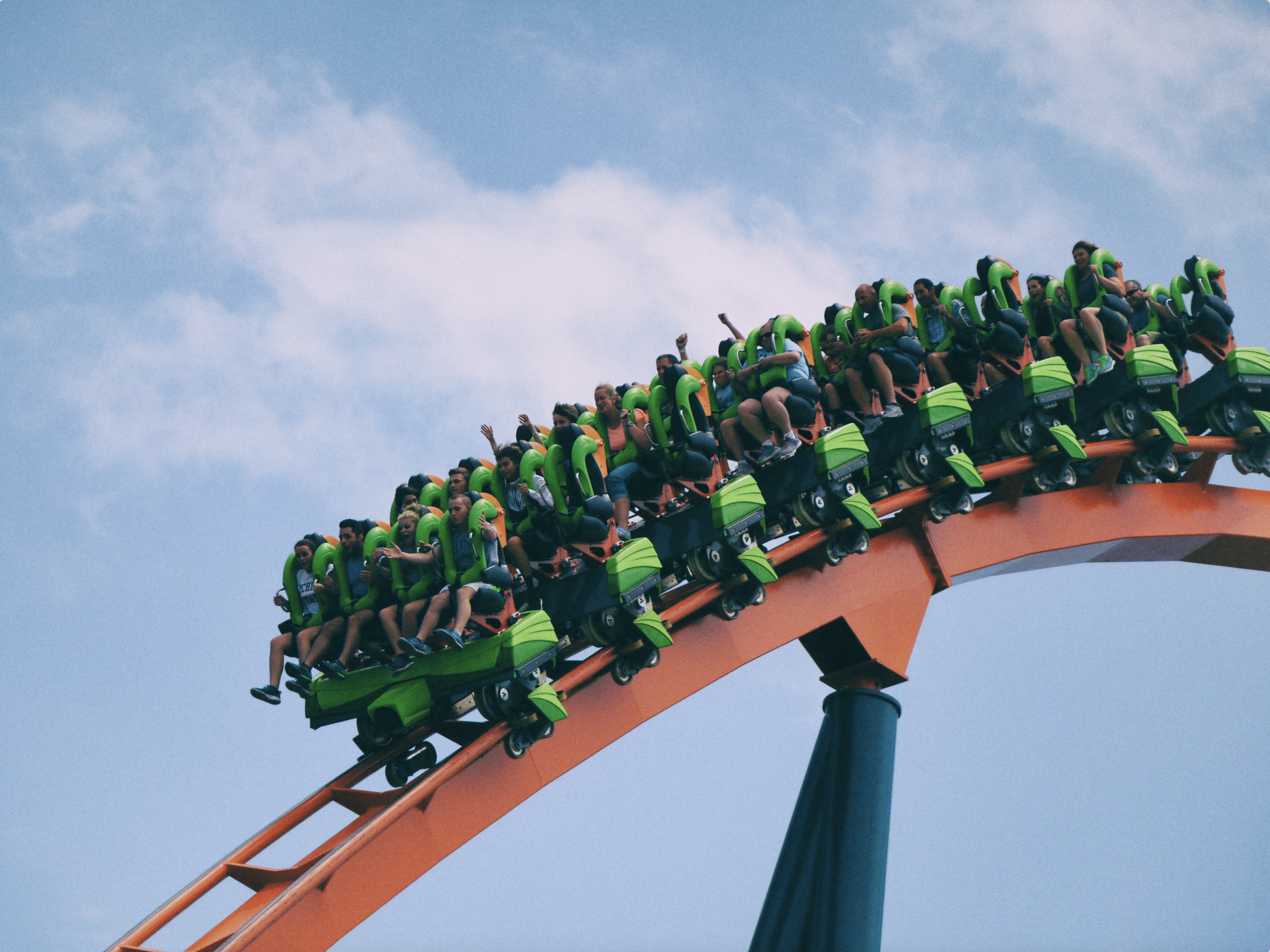 rollercoaster in pretpark